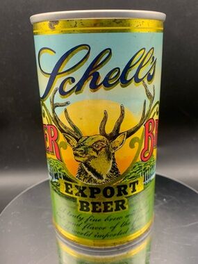 Vintage Beer Can Schell's Deer Brand Export Beer Tab Empty Steel Can